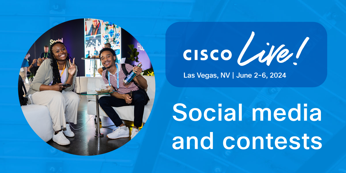 Social Media Cisco Live 2024 Las Vegas Cisco
